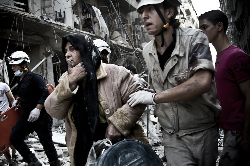 True heroes, the White Helmets