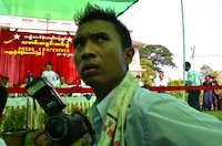 Local Burmeses press photographer