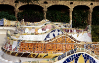 Seats in Guell Park